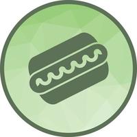 hotdog laag poly achtergrond icoon vector