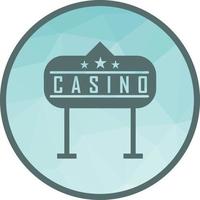 casino teken laag poly achtergrond icoon vector