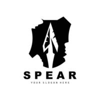 speer logo, jacht- uitrusting ontwerp, pijl oorlog wapen, Product merk vector