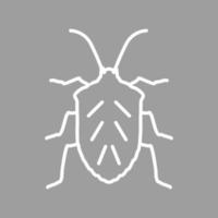 insect lijn kleur achtergrond icoon vector