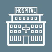 ziekenhuis lijn kleur achtergrond icoon vector