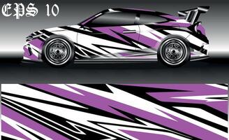 auto inpakken abstract racing grafisch achtergrond voor vinyl inpakken en stickers vector