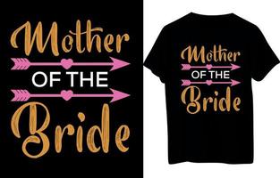 bruid of bruidegom t-shirt ontwerp vector