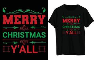 kerst t-shirt ontwerp vector