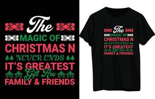 kerst t-shirt ontwerp vector