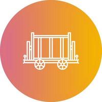 trolley vector pictogram vector