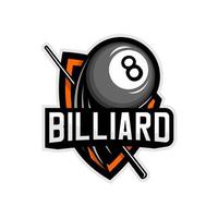 biljart ballen logo vector