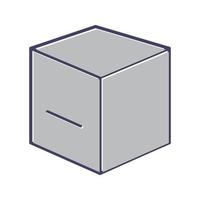 kubus vector icoon