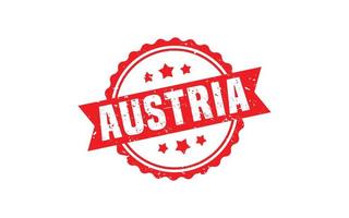 Oostenrijk postzegel rubber met grunge stijl Aan wit achtergrond vector