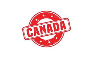 Canada postzegel rubber met grunge stijl Aan wit achtergrond vector