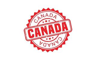 Canada postzegel rubber met grunge stijl Aan wit achtergrond vector