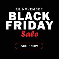 Black Friday-verkoop vector