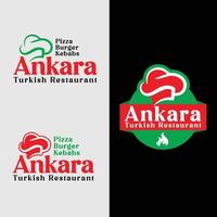 Turks restaurant logo vector