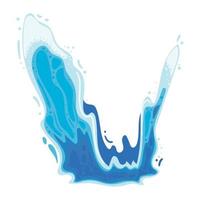 water plons vector stijl