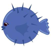 kogelvis zee icoon vector