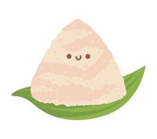 zongzi Aan blad vector