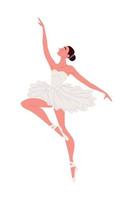 ballerina beoefenen ballet vector