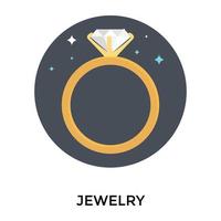 trendy diamanten ring vector