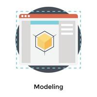 modieus modellering concepten vector