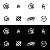 alfabet logo ontwerp abstract vector