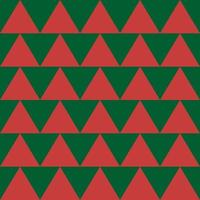 naadloos patroon met driehoeken. rood en groen driehoek patroon. Kerstmis bomen of Schots variant vector
