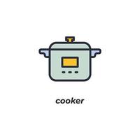 vector teken kookplaat symbool is geïsoleerd Aan een wit achtergrond. icoon kleur bewerkbaar.