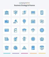 creatief bedrijf strategie en financiën 25 blauw icoon pak zo net zo betaling. dollar. informatie. helpen. hand- vector