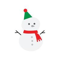 minimalisme Kerstmis sneeuw bal icoon vector