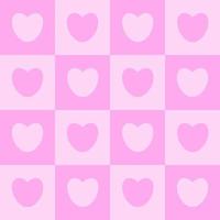 naadloos geruit doos patroon met roze toon kleur van de hart. abstract meetkundig achtergrond. vector