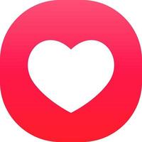 liefde rood hart emoji icoon vector