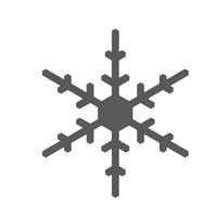 vector sneeuwvlok icoon. illustratie voor web