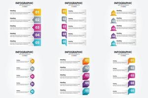 vector illustratie infographics vlak ontwerp reeks voor reclame brochure folder en tijdschrift