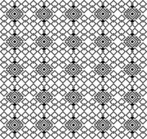 zwart en wit naadloos meetkundig patroon ontwerp vector