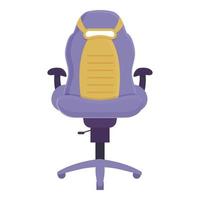 gamer stoel icoon tekenfilm vector. spel stoel vector