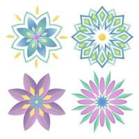 vector tekening mandala. abstact bloemen ornament. geïsoleerd Aan wit achtergrond