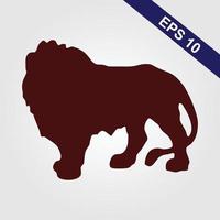 leeuw icoon. geïsoleerd vector beeld voor embleem en logo. moed, moed en macht symbool