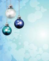 Kerstmis vakantie ornamenten sjabloon achtergrond illustratie vector