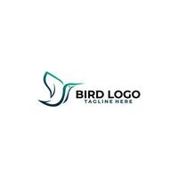 abstracte vogel logo ontwerp vector