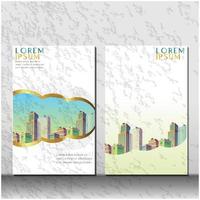 abstract boek Hoes ontwerp, brochure verslag doen van ontwerp. vector