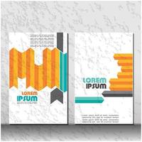 abstract boek Hoes ontwerp, brochure verslag doen van ontwerp. vector