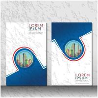 abstract boek Hoes ontwerp, brochure verslag doen van ontwerp. vector