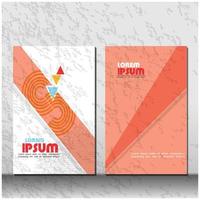 abstract boek Hoes ontwerp, brochure verslag doen van ontwerp. vector