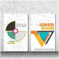 abstract boek Hoes ontwerp, brochure verslag doen van ontwerp. vector