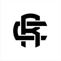 rc logo monogram ontwerp sjabloon vector