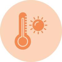 thermometer vector pictogram