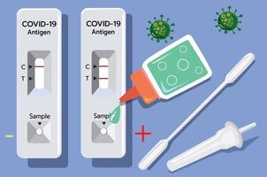 vector illustratie van covid-19