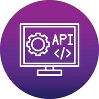 api vector pictogram