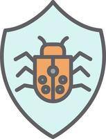 antivirus vector pictogram