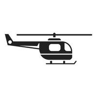 luchtvaart helikopter icoon gemakkelijk vector. lucht vervoer vector