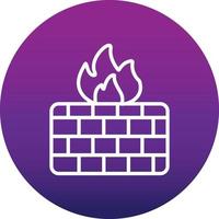 firewall vector pictogram